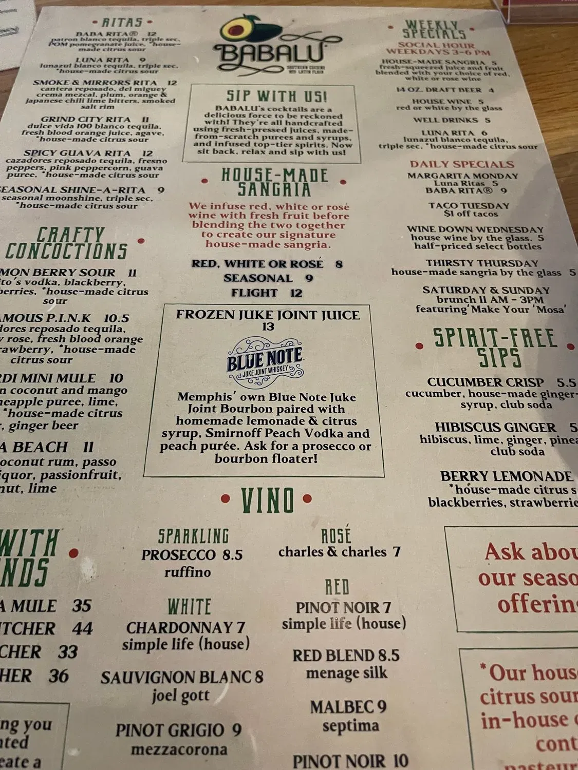 Menu 4