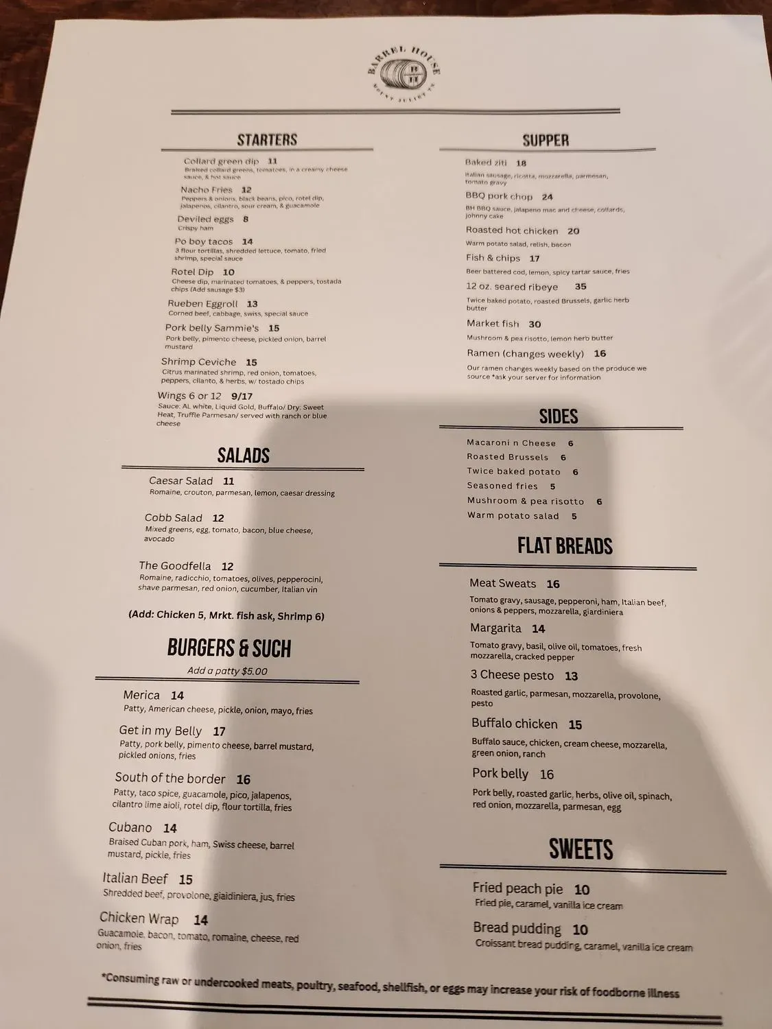 Menu 6