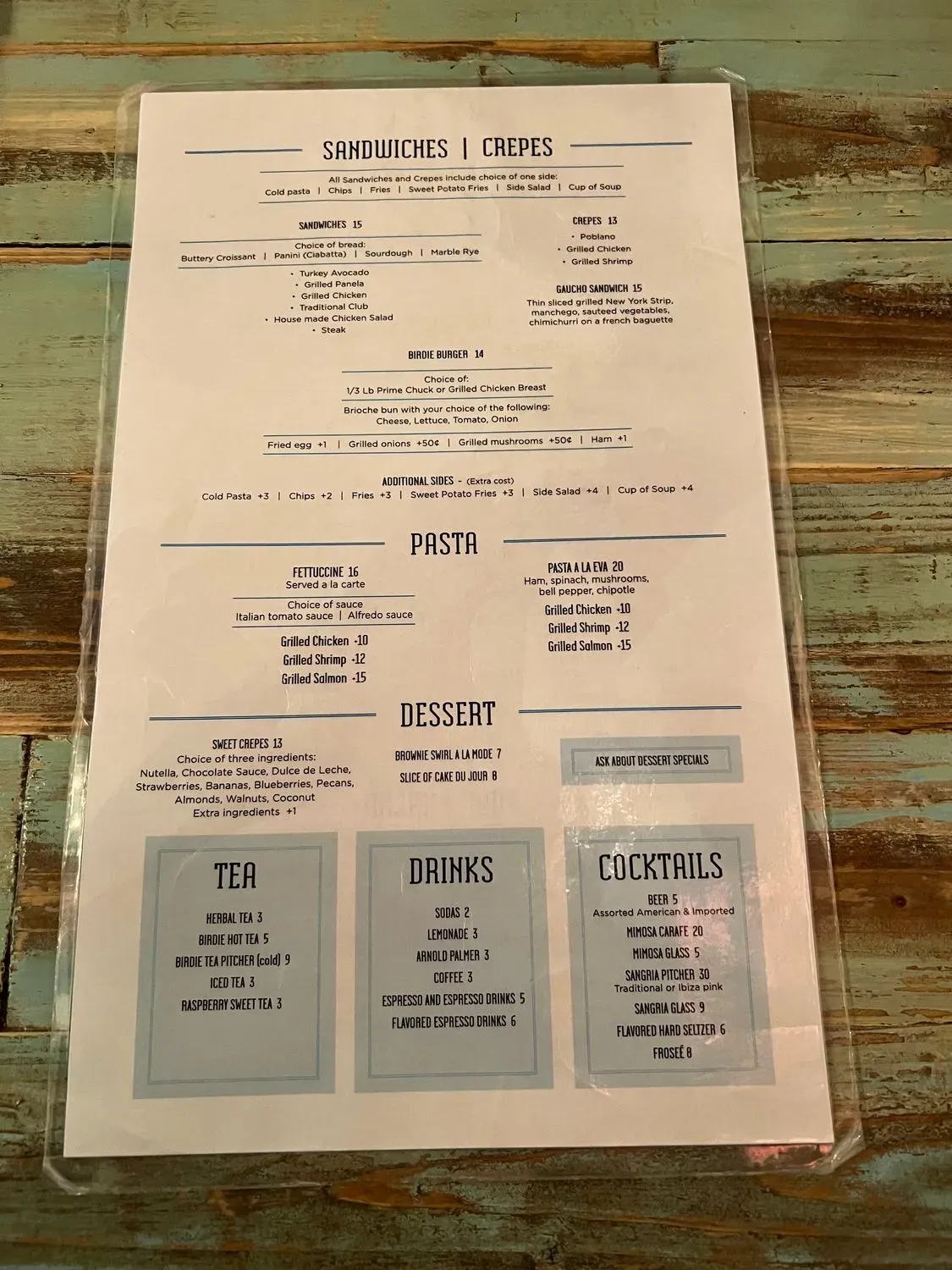 Menu 5