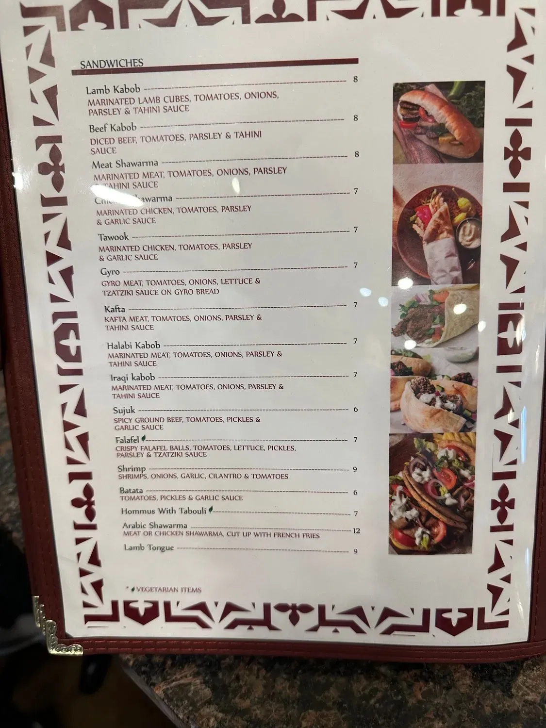 Menu 4