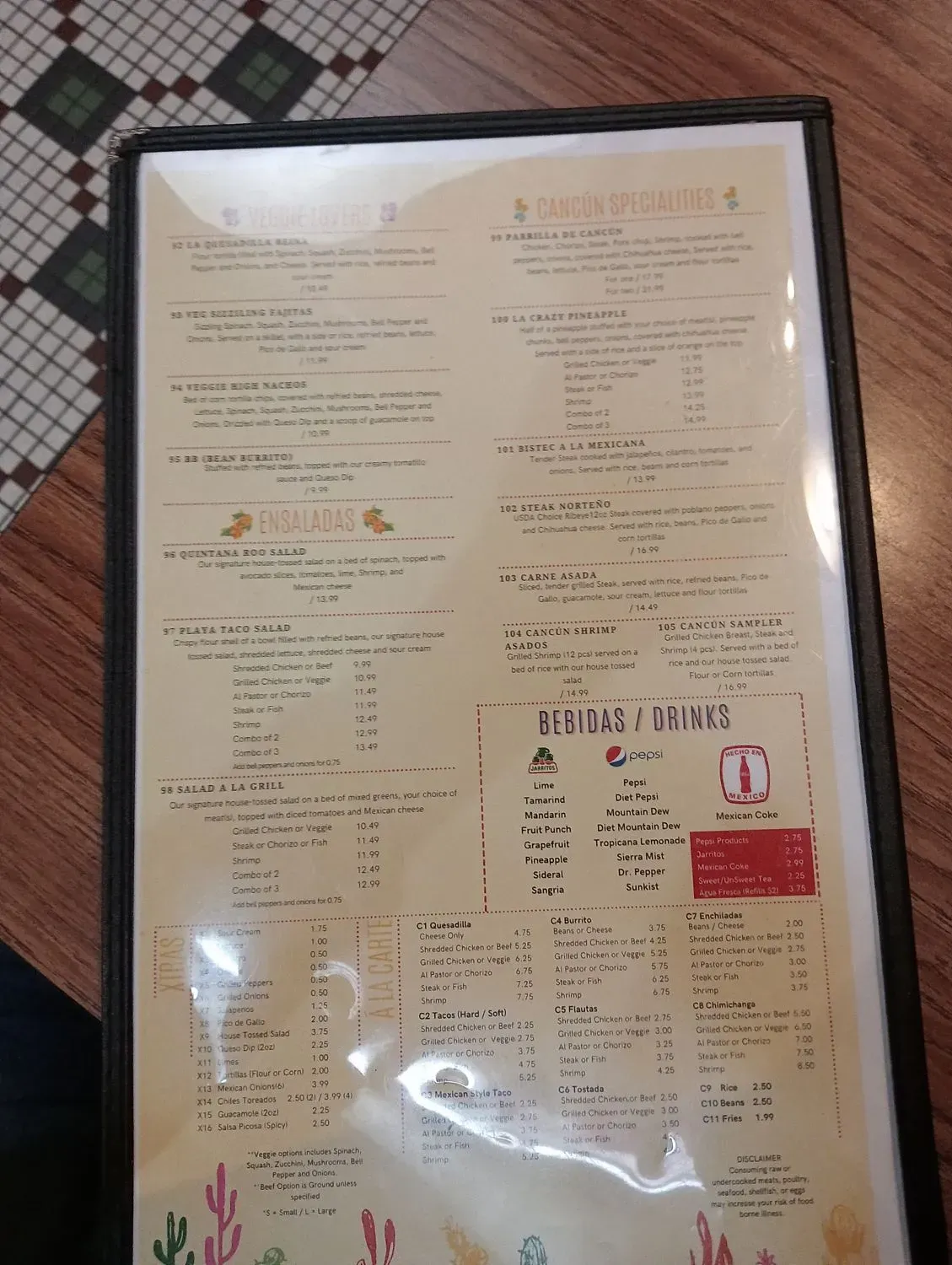 Menu 2