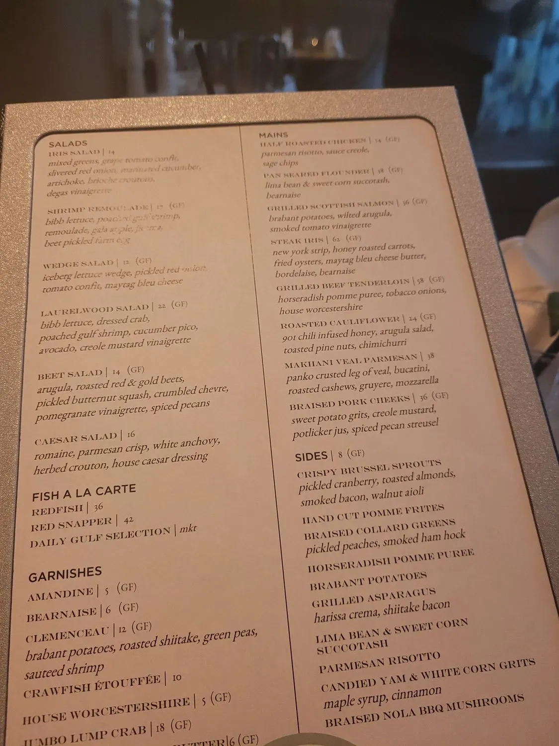 Menu 5