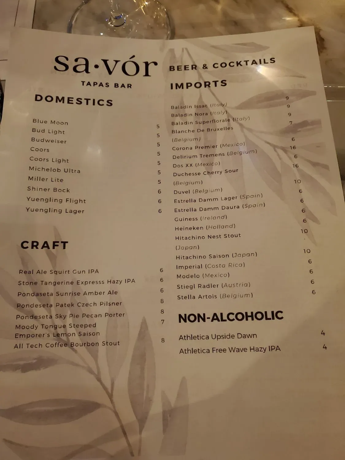 Menu 5