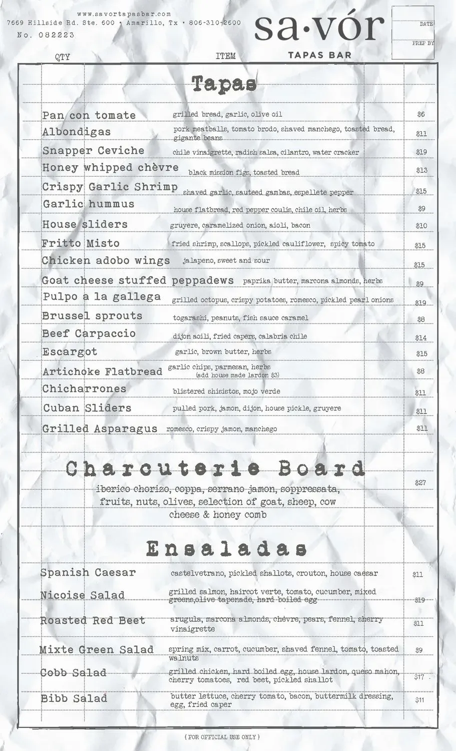 Menu 2