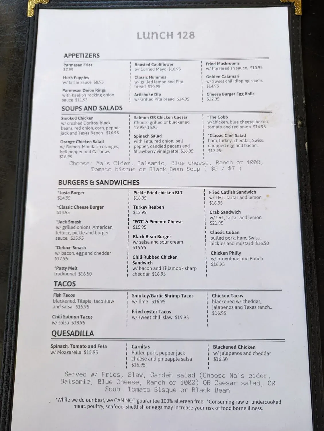 Menu 5