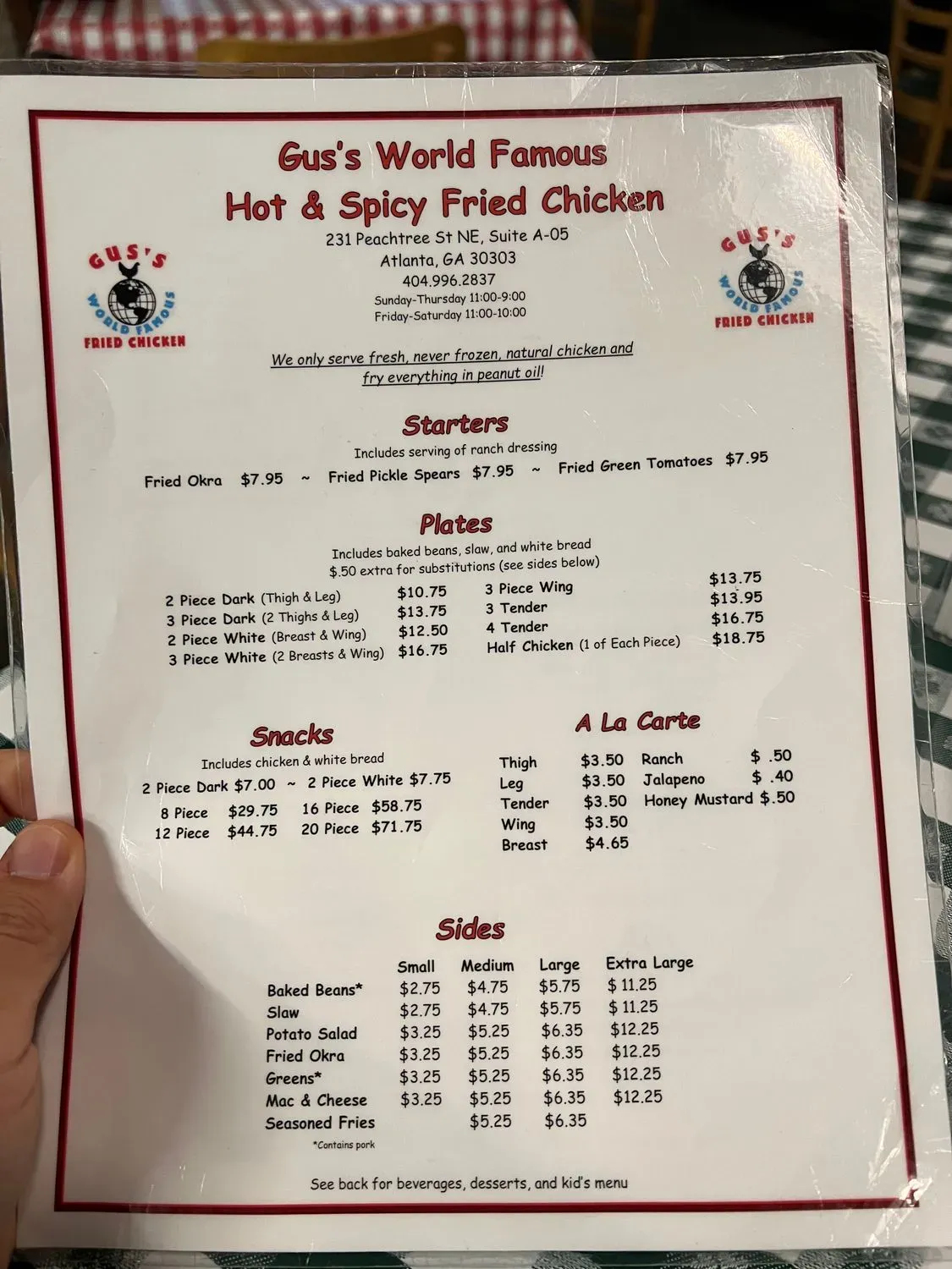 Menu 2