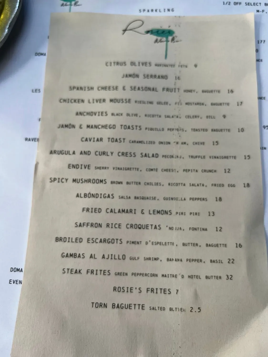 Menu 6