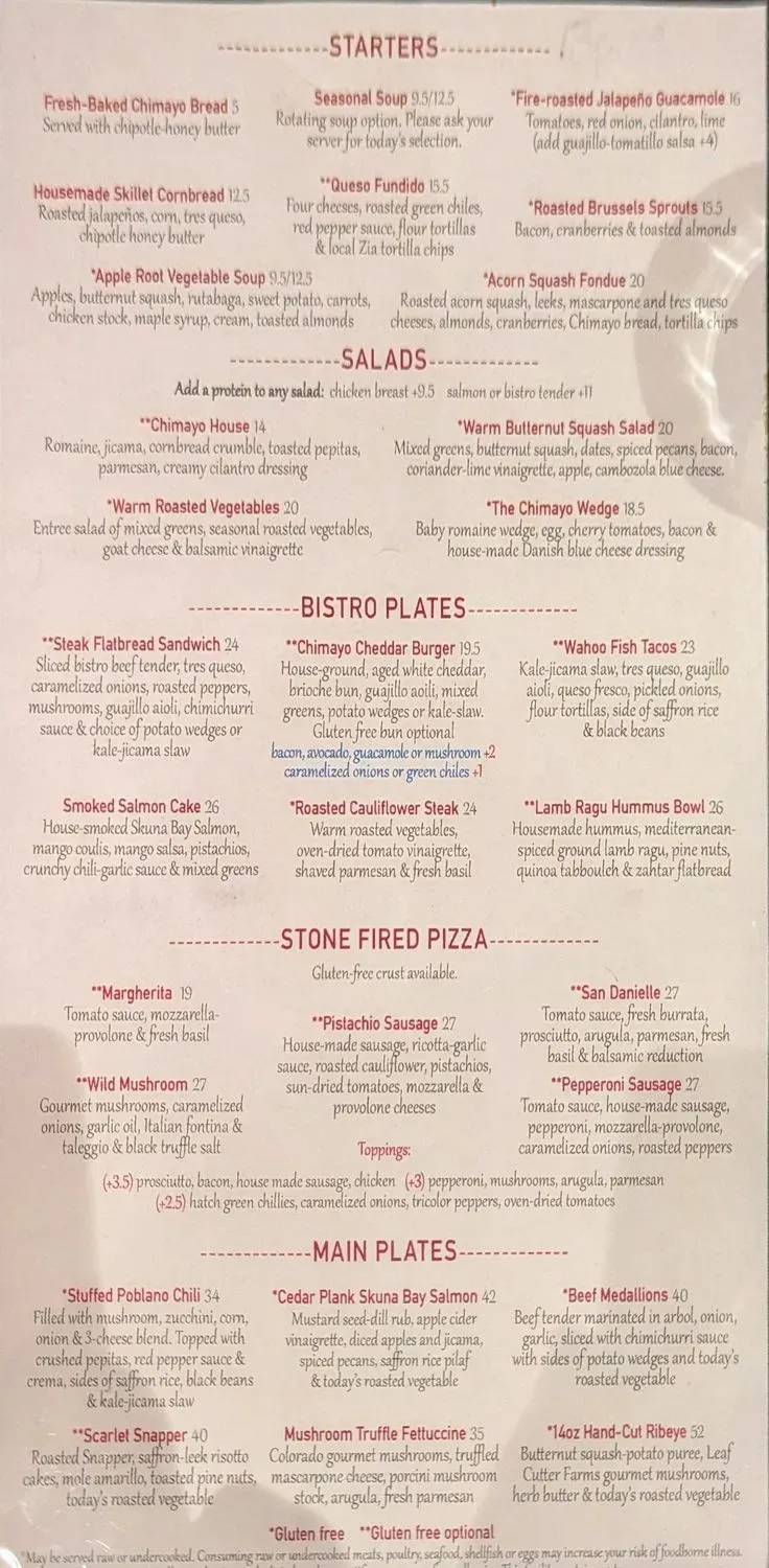 Menu 4