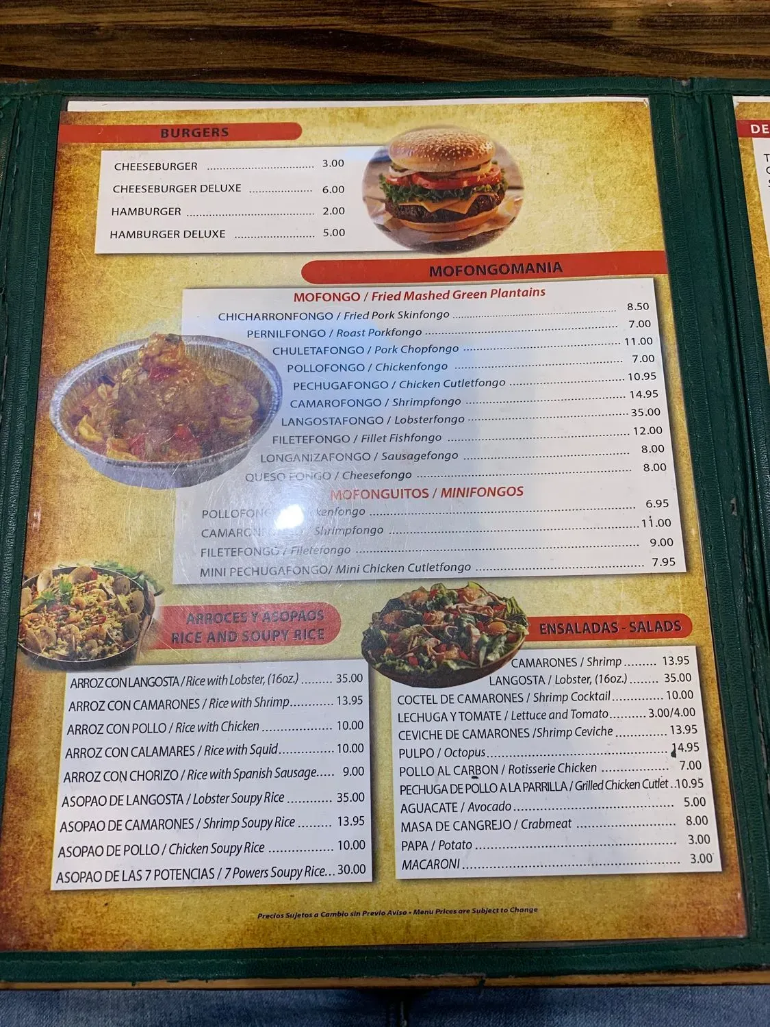 Menu 3