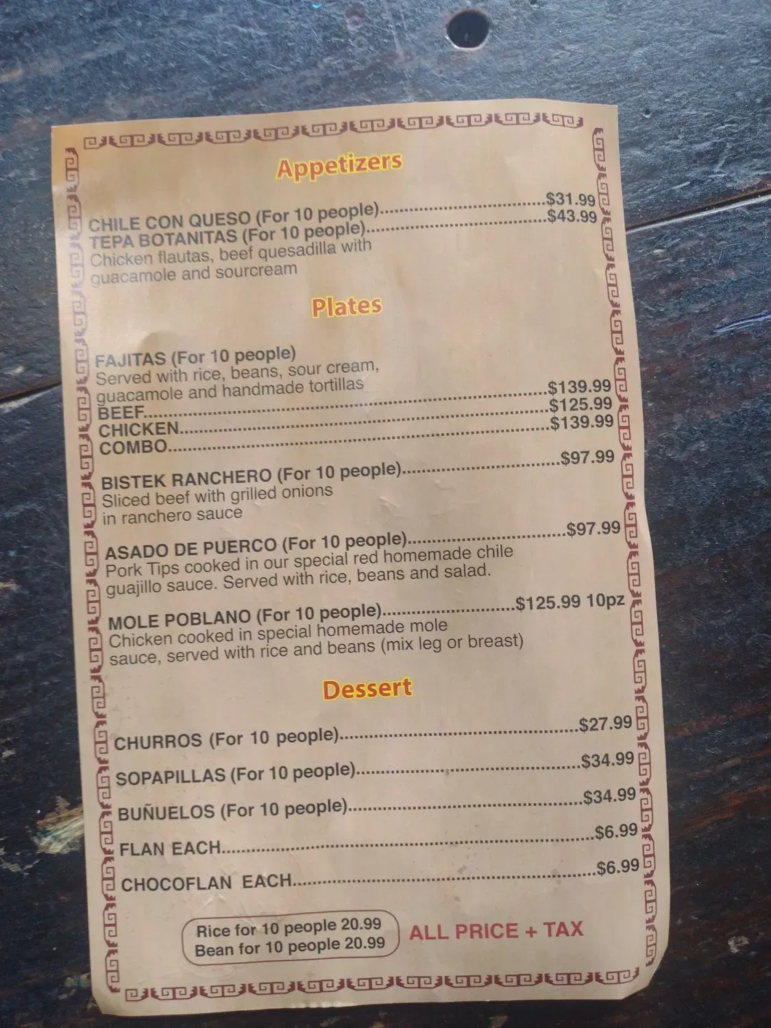 Menu 5