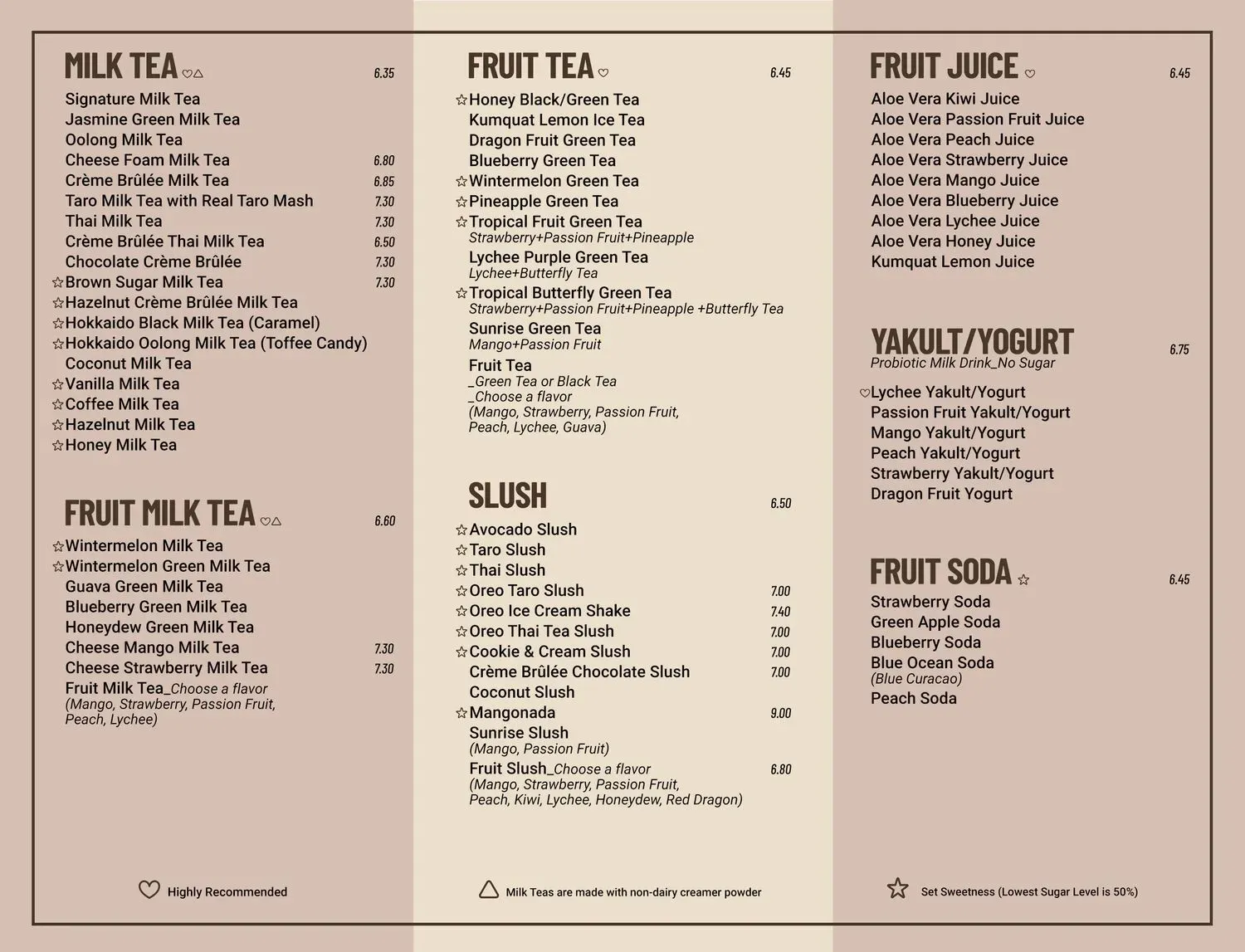 Menu 3