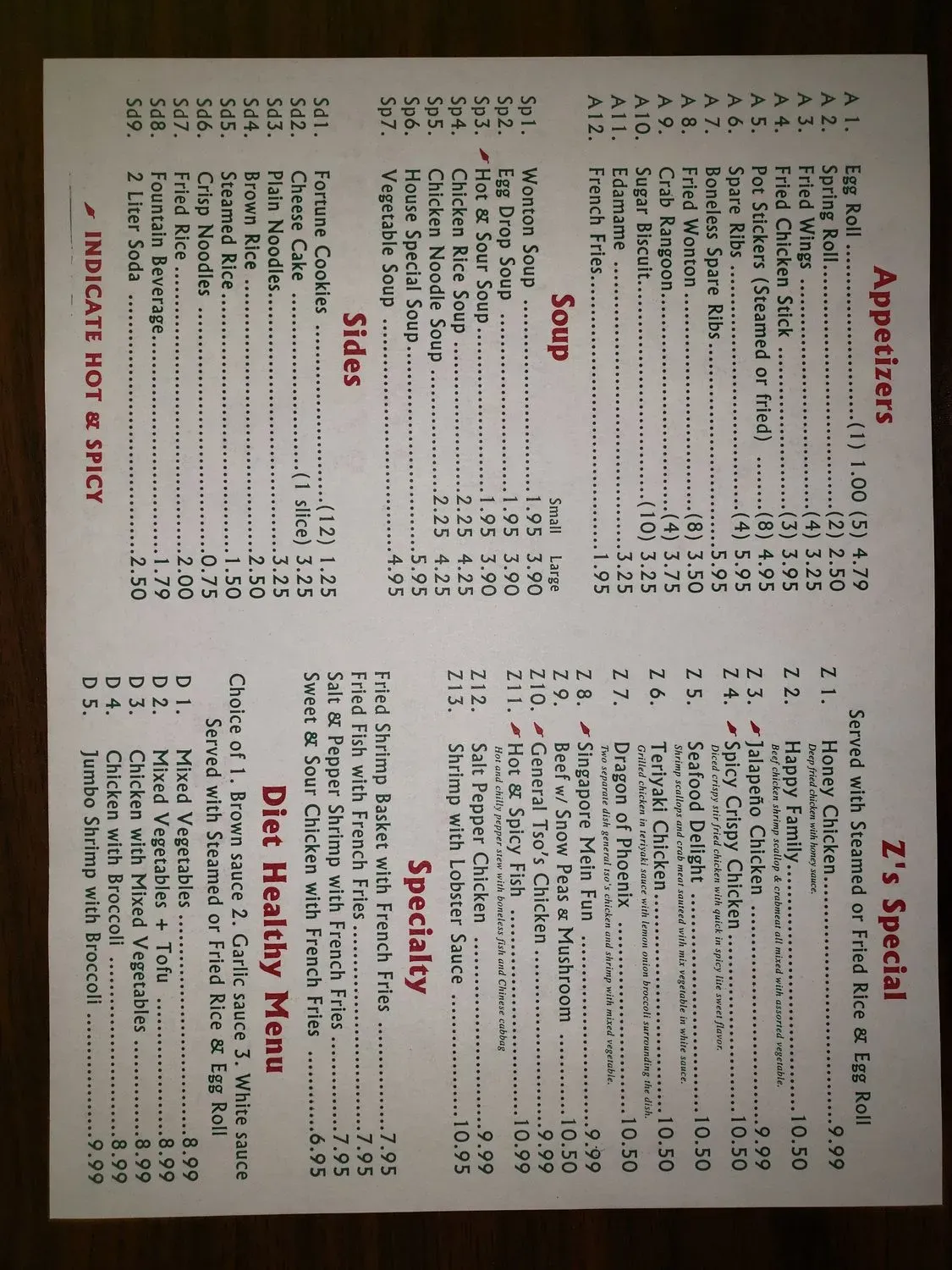 Menu 6