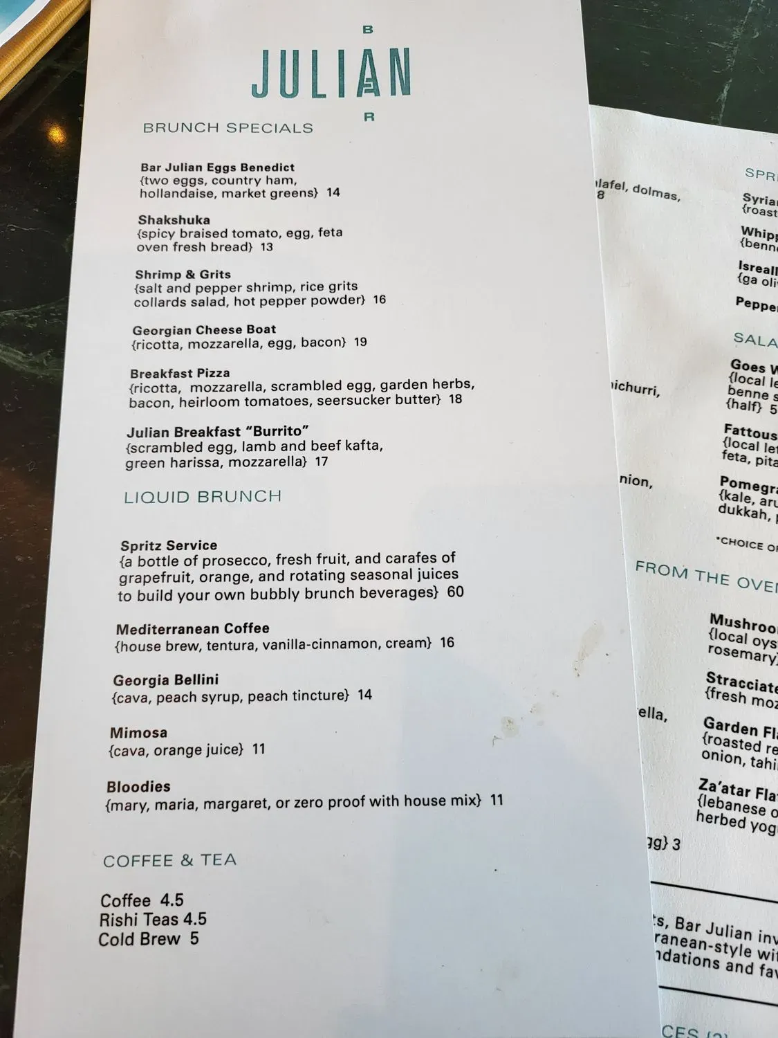 Menu 5