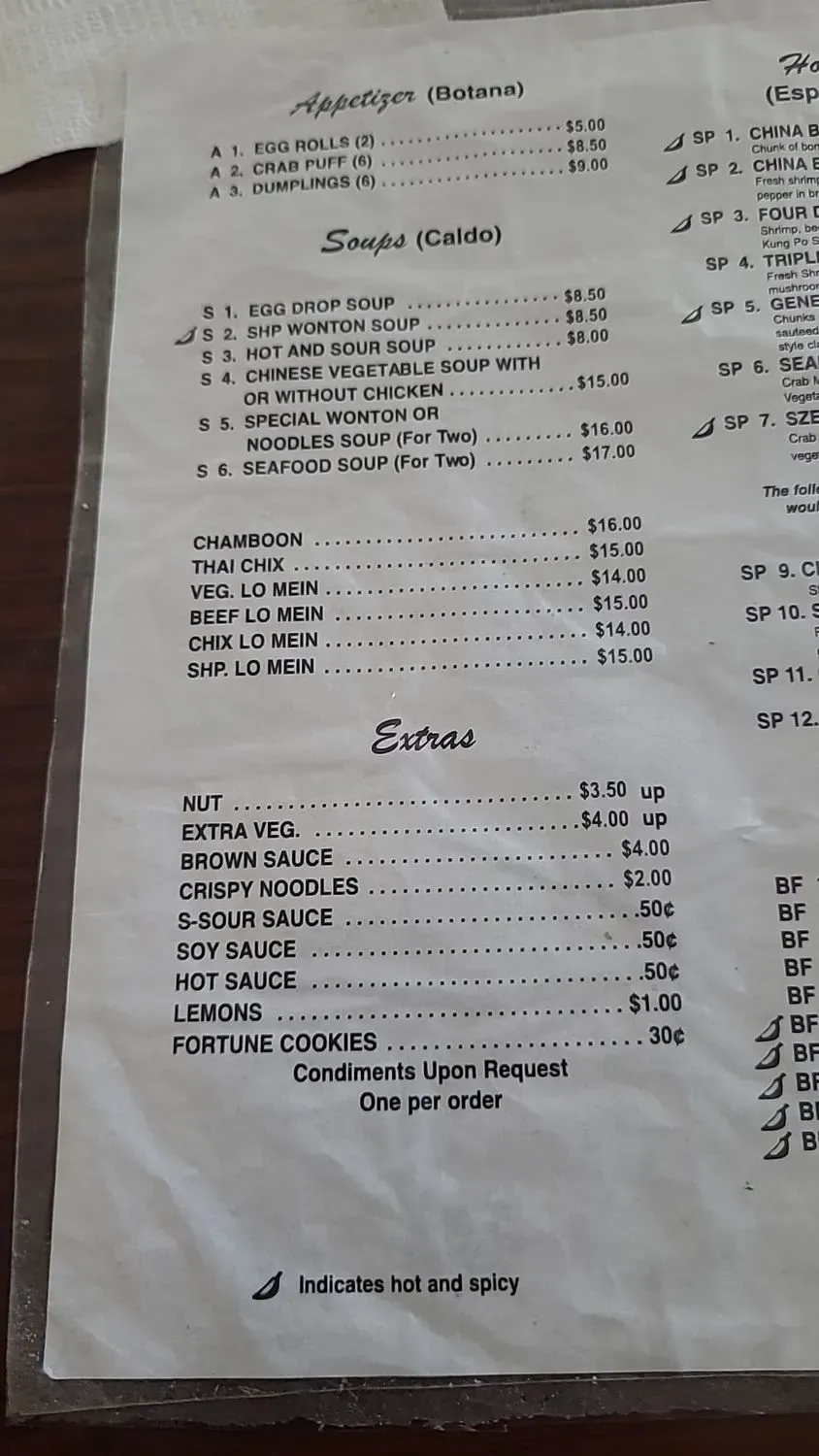 Menu 2