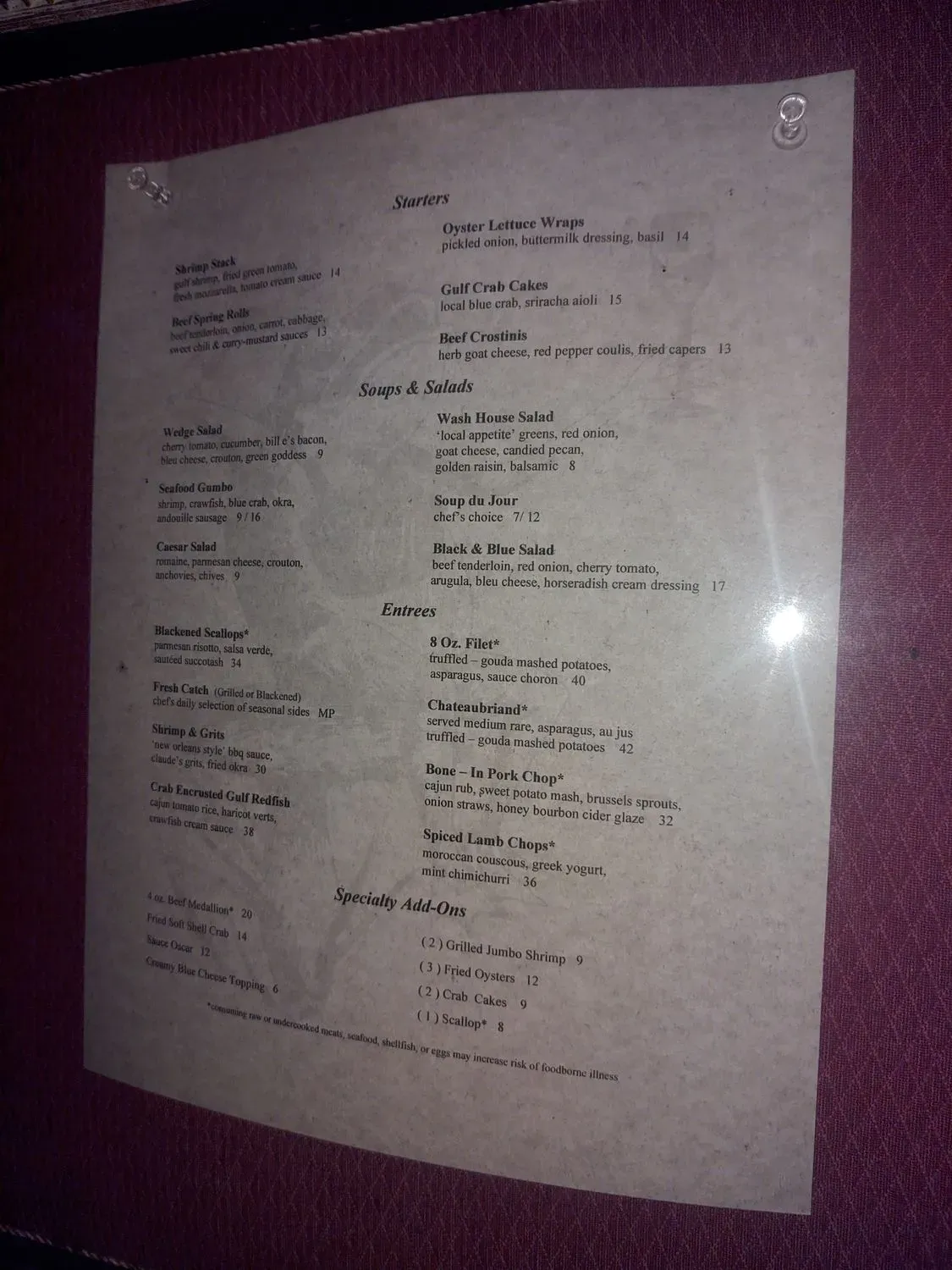 Menu 6