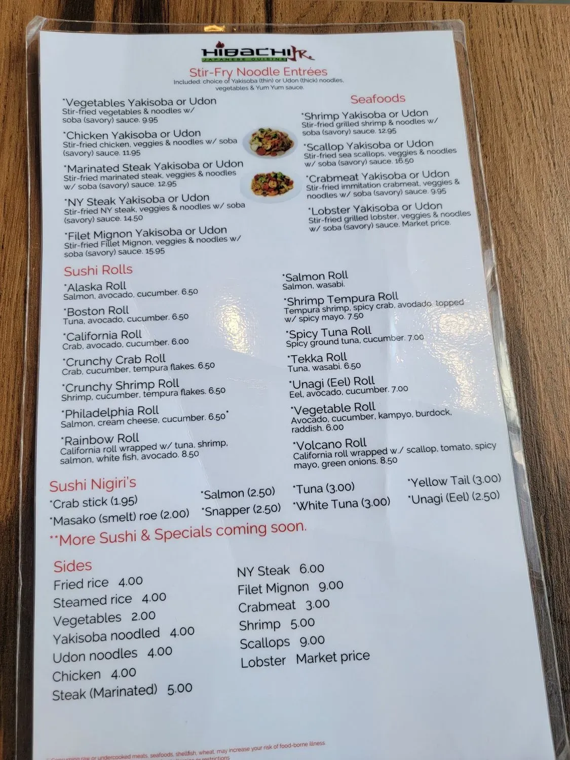 Menu 6