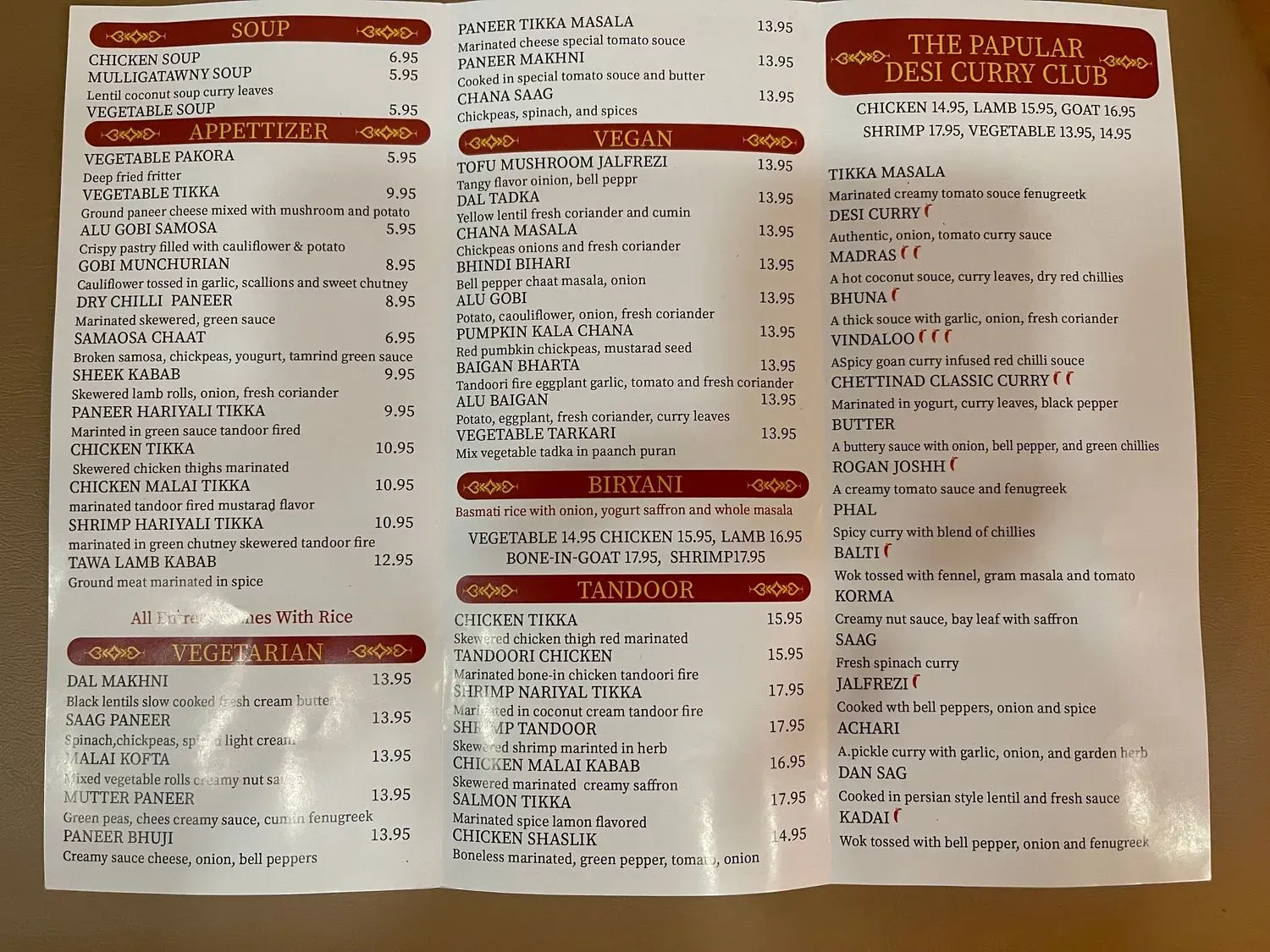 Menu 2