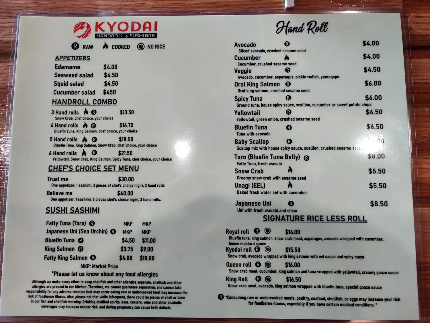 Menu 2