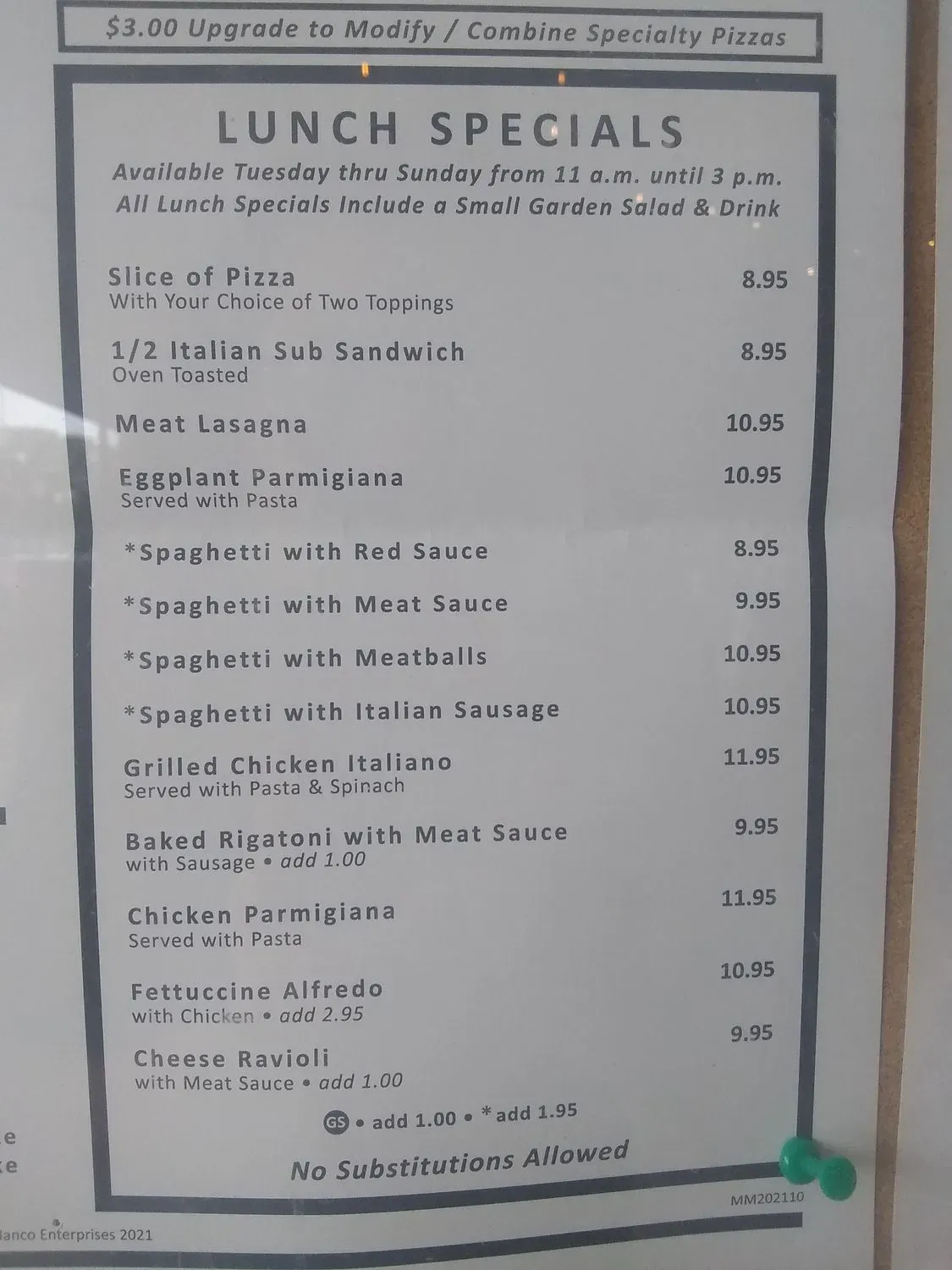 Menu 2