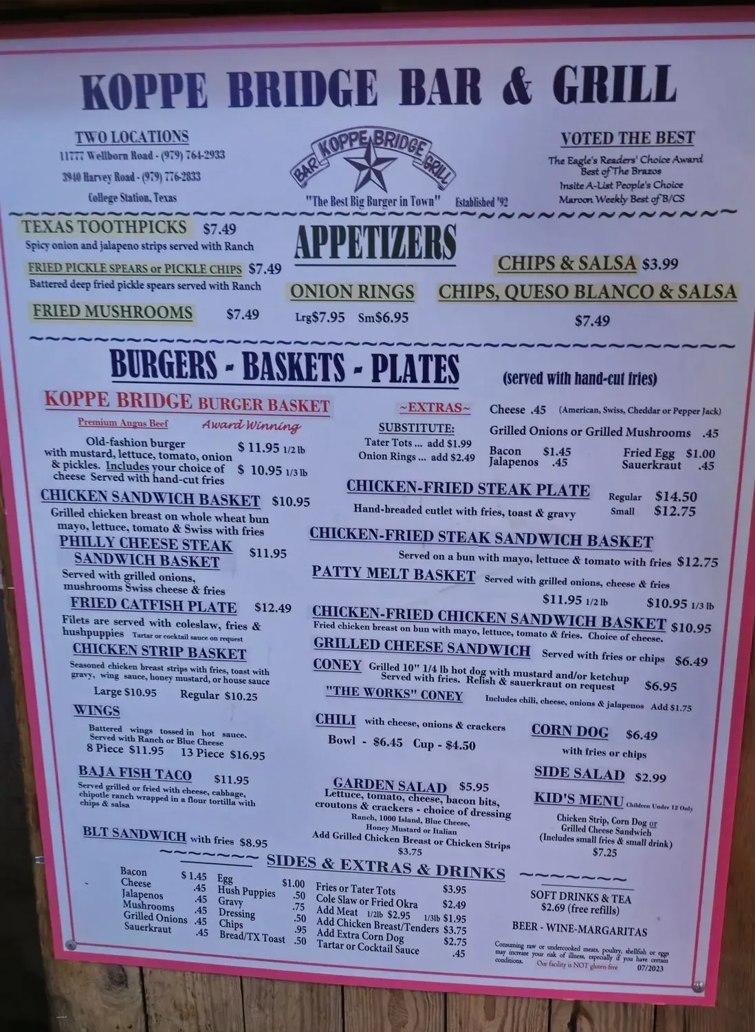 Menu 3