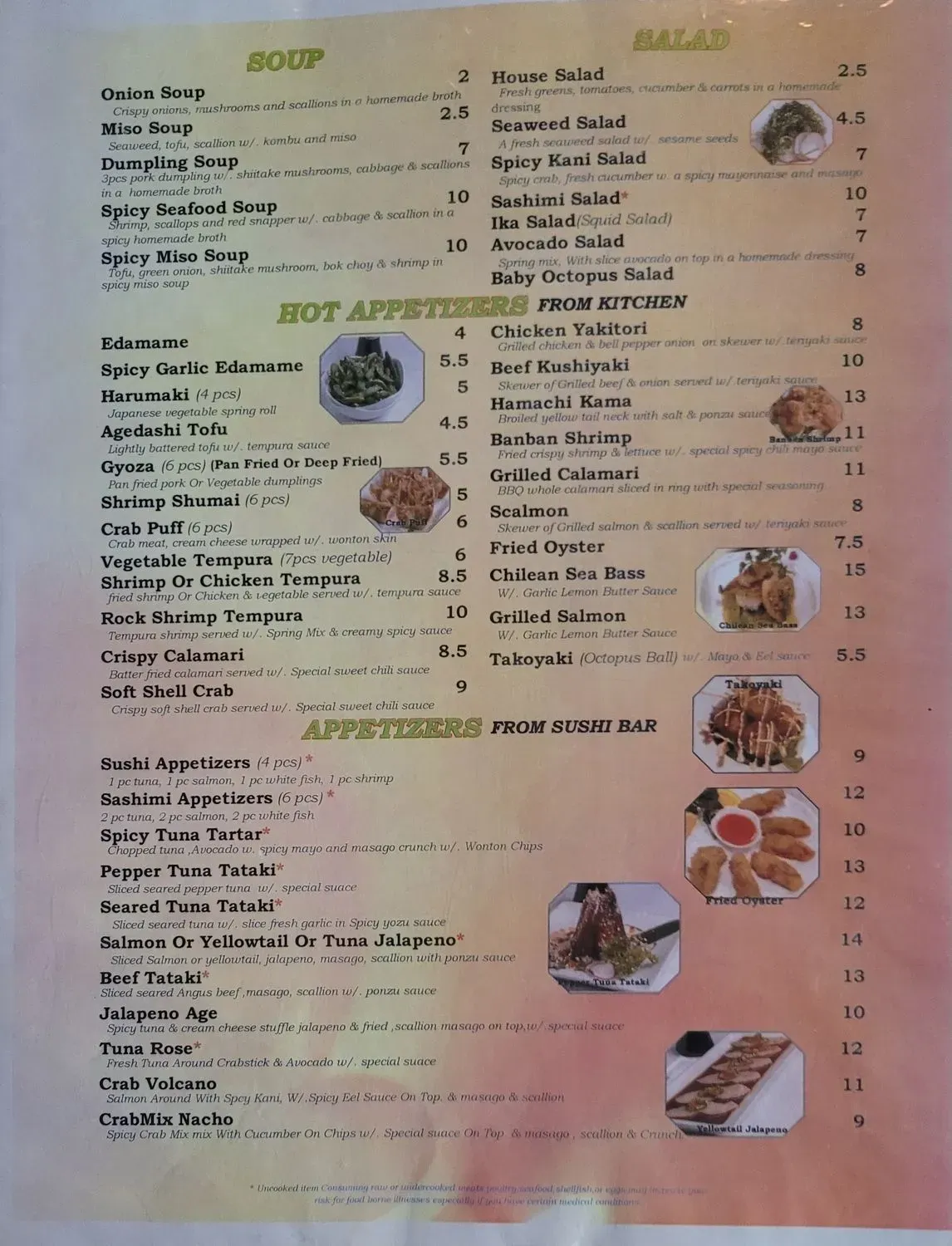 Menu 3