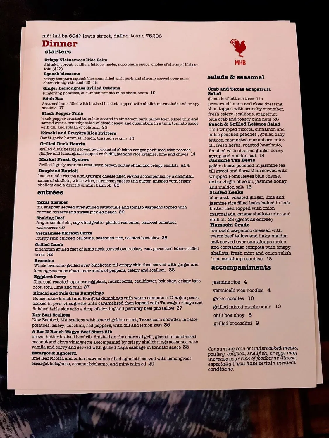 Menu 3