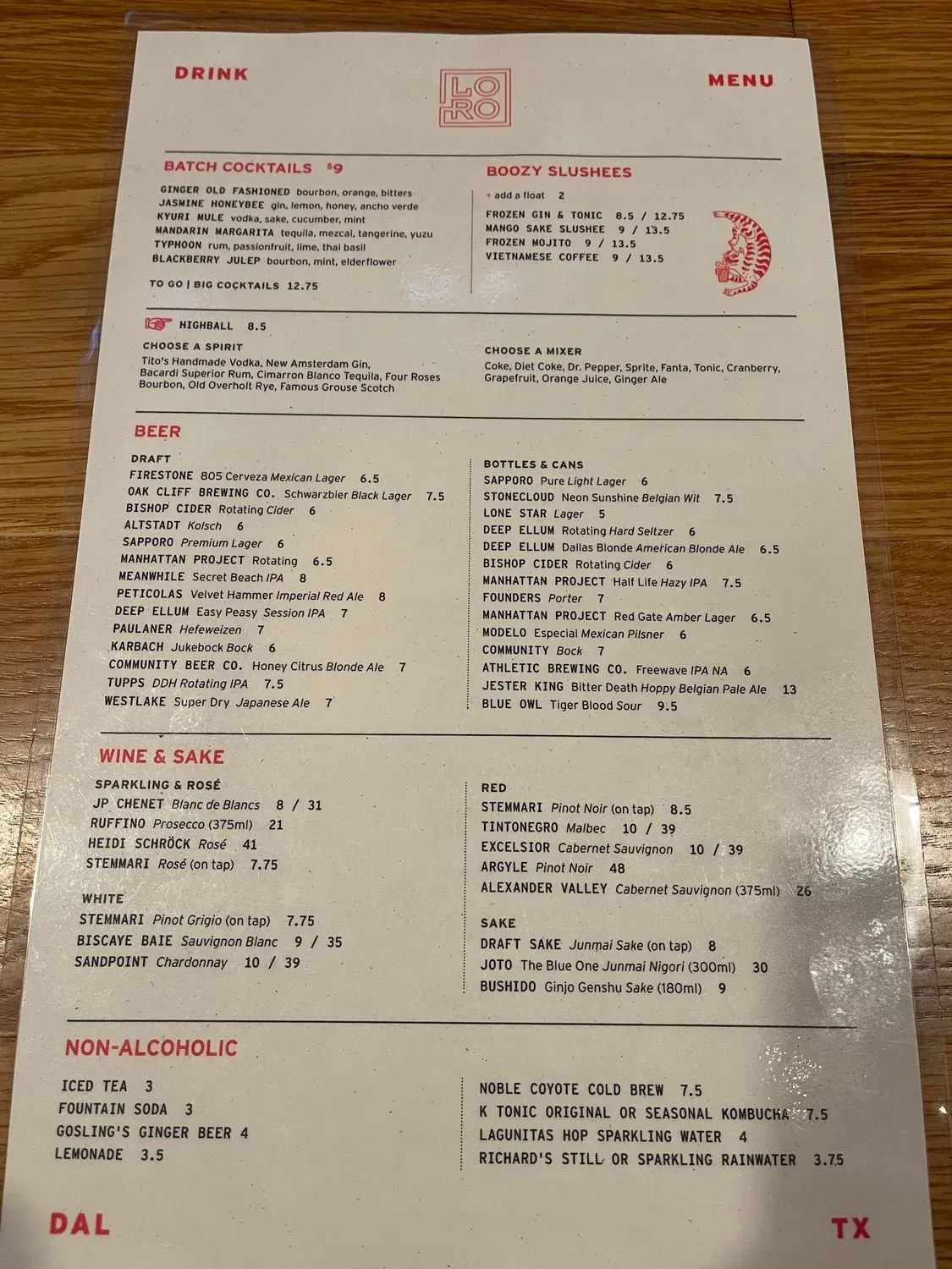 Menu 3