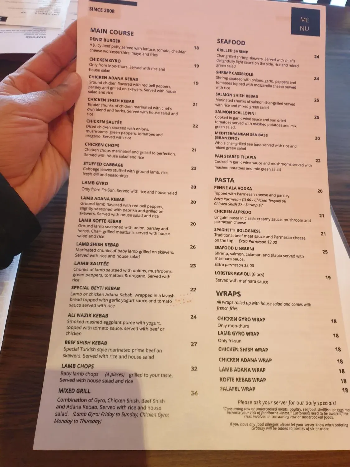 Menu 4