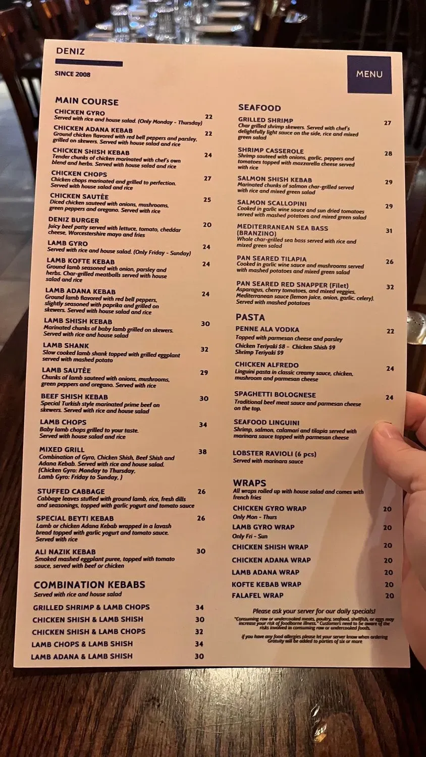 Menu 2