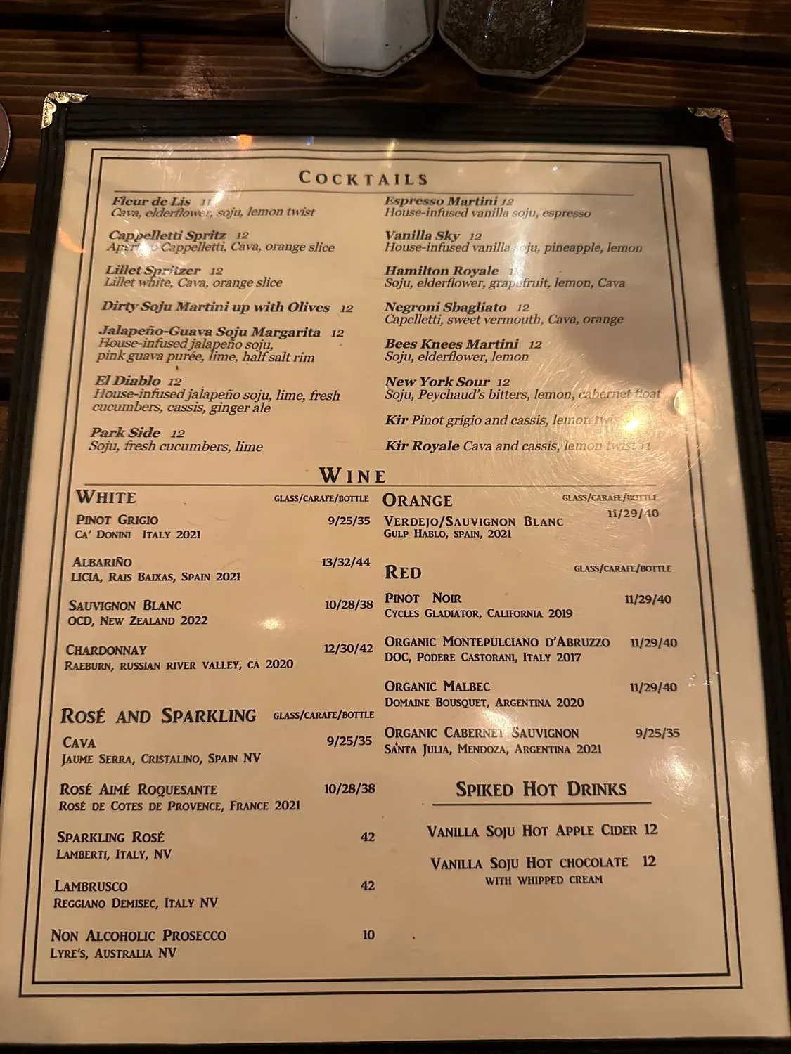 Menu 6