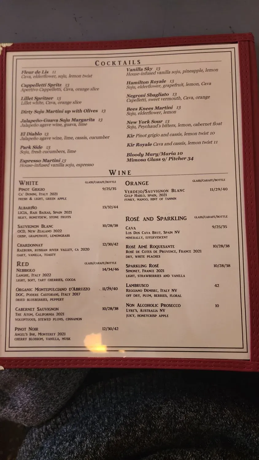 Menu 5