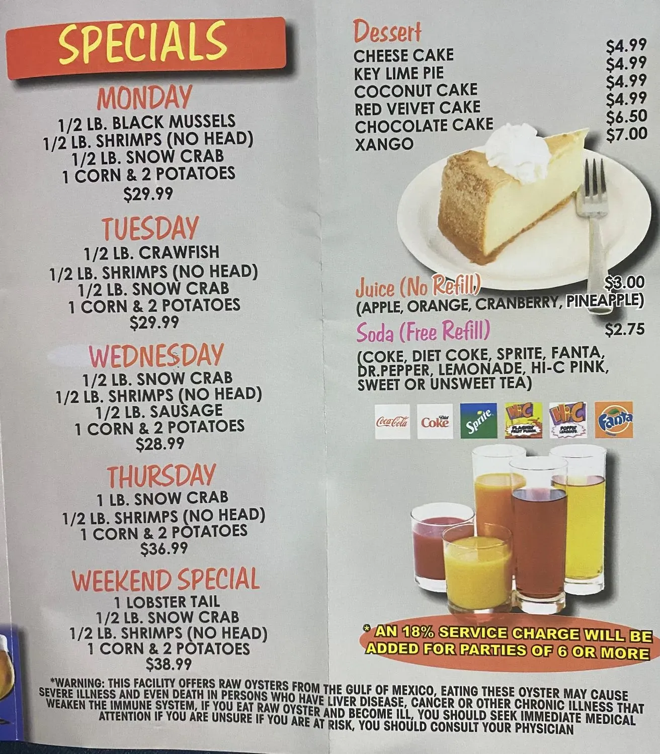 Menu 5