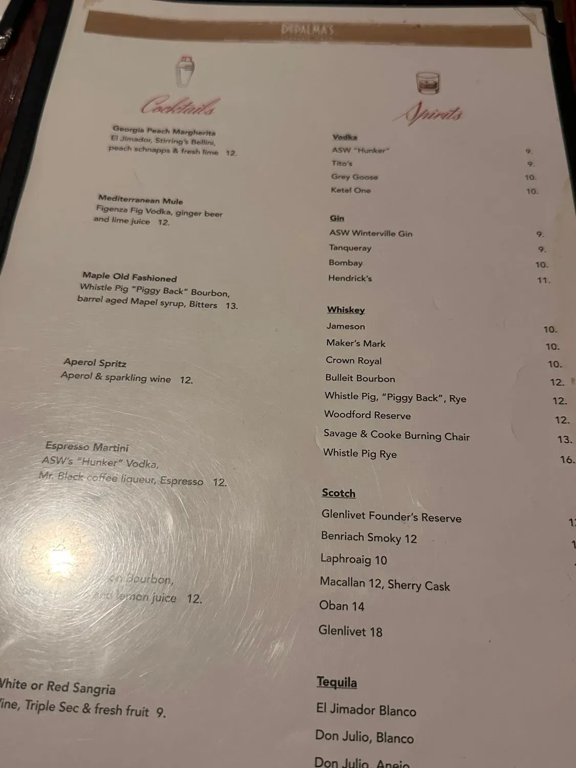 Menu 4