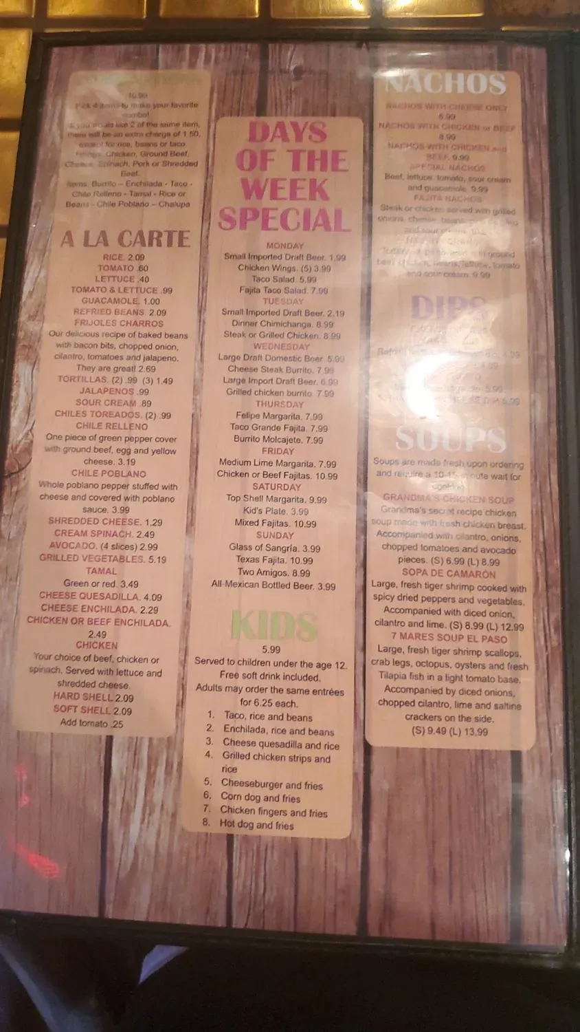 Menu 6