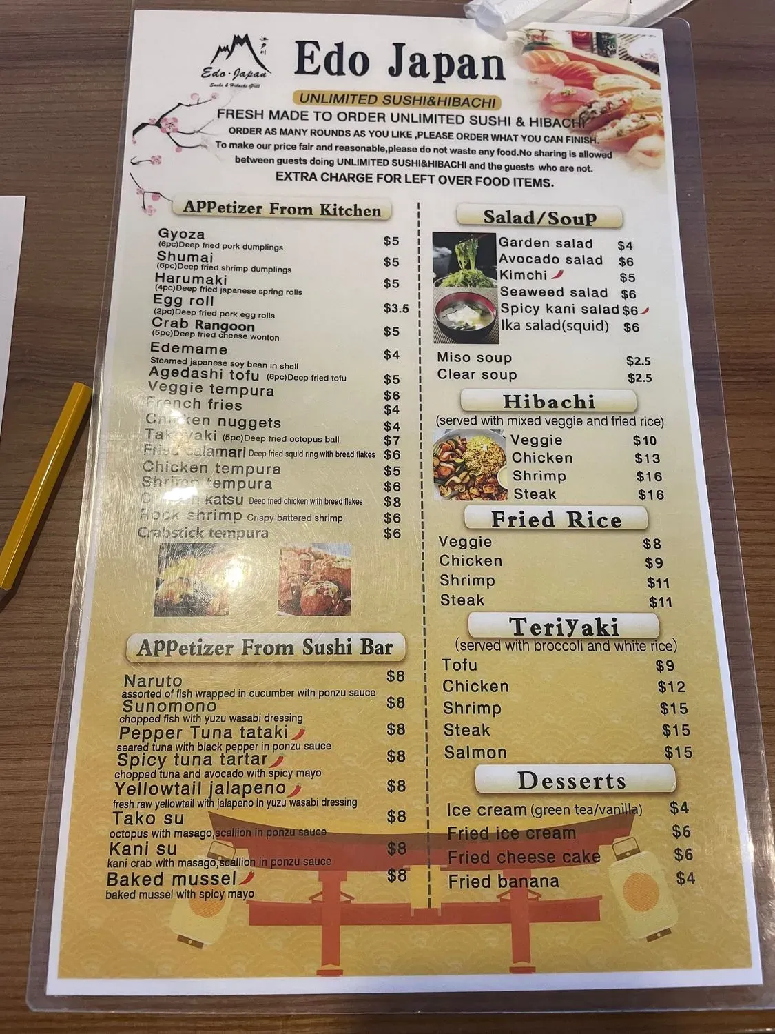 Menu 5