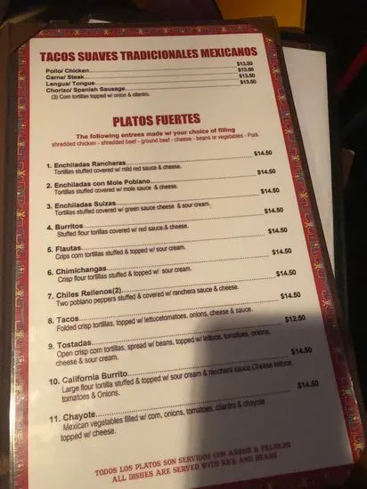 Menu 2