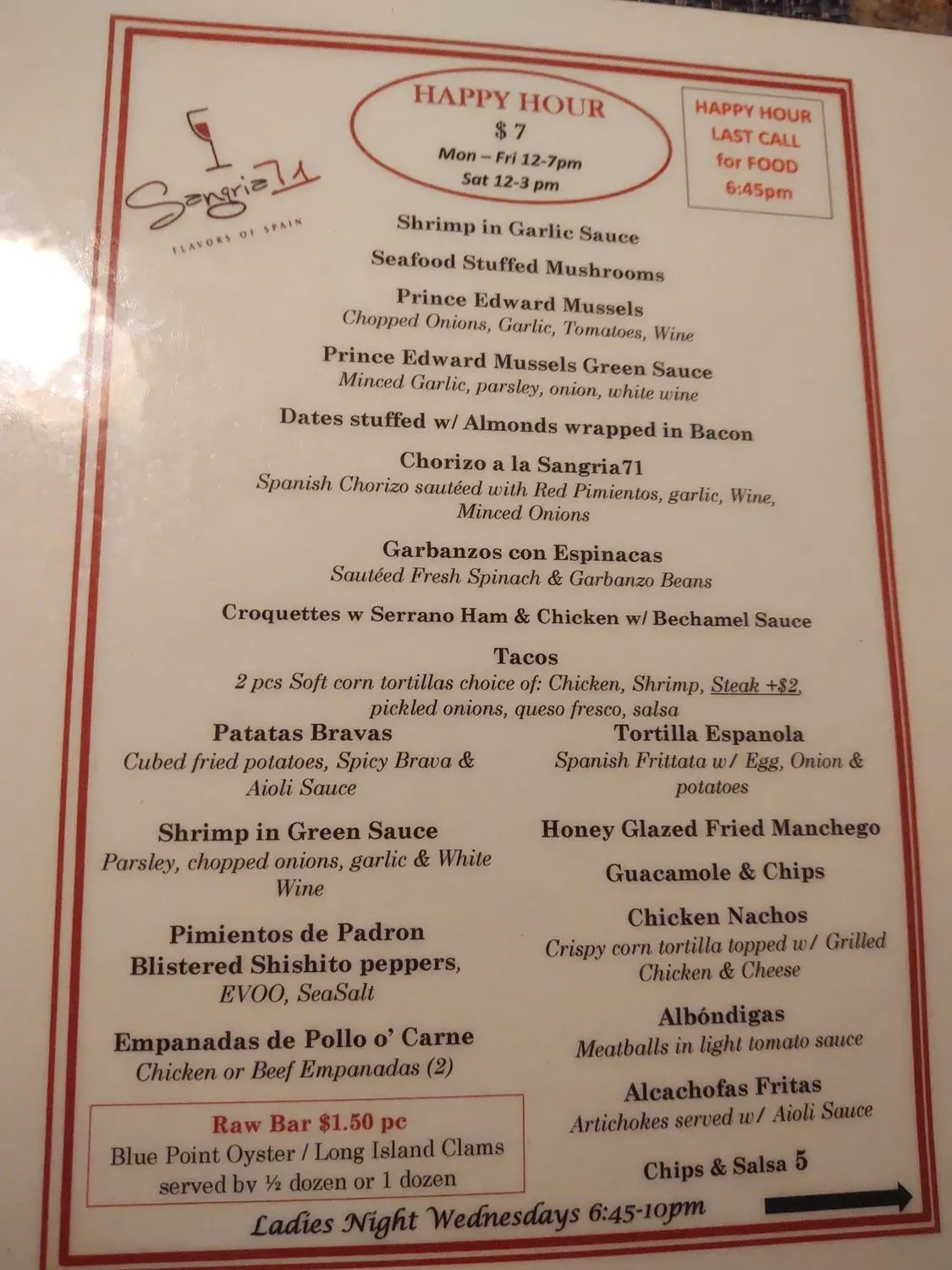 Menu 6