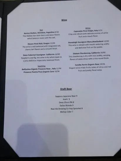 Menu 6