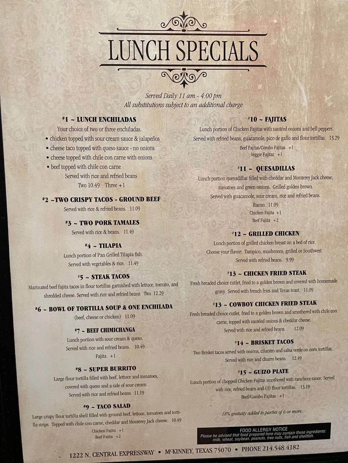 Menu 4