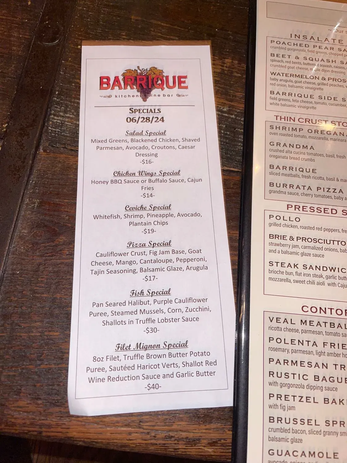Menu 5