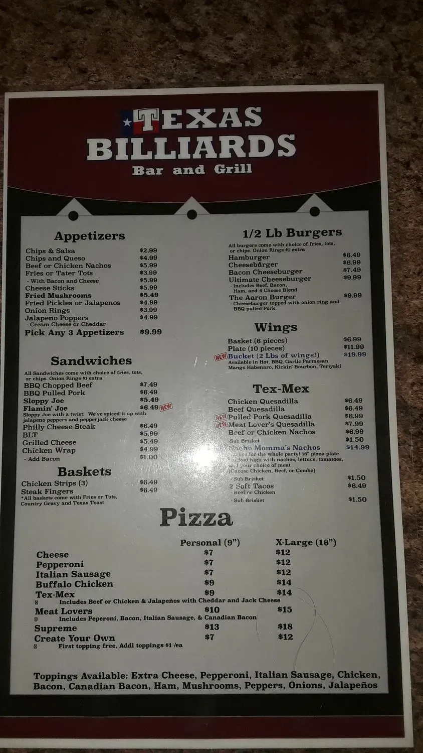 Menu 2