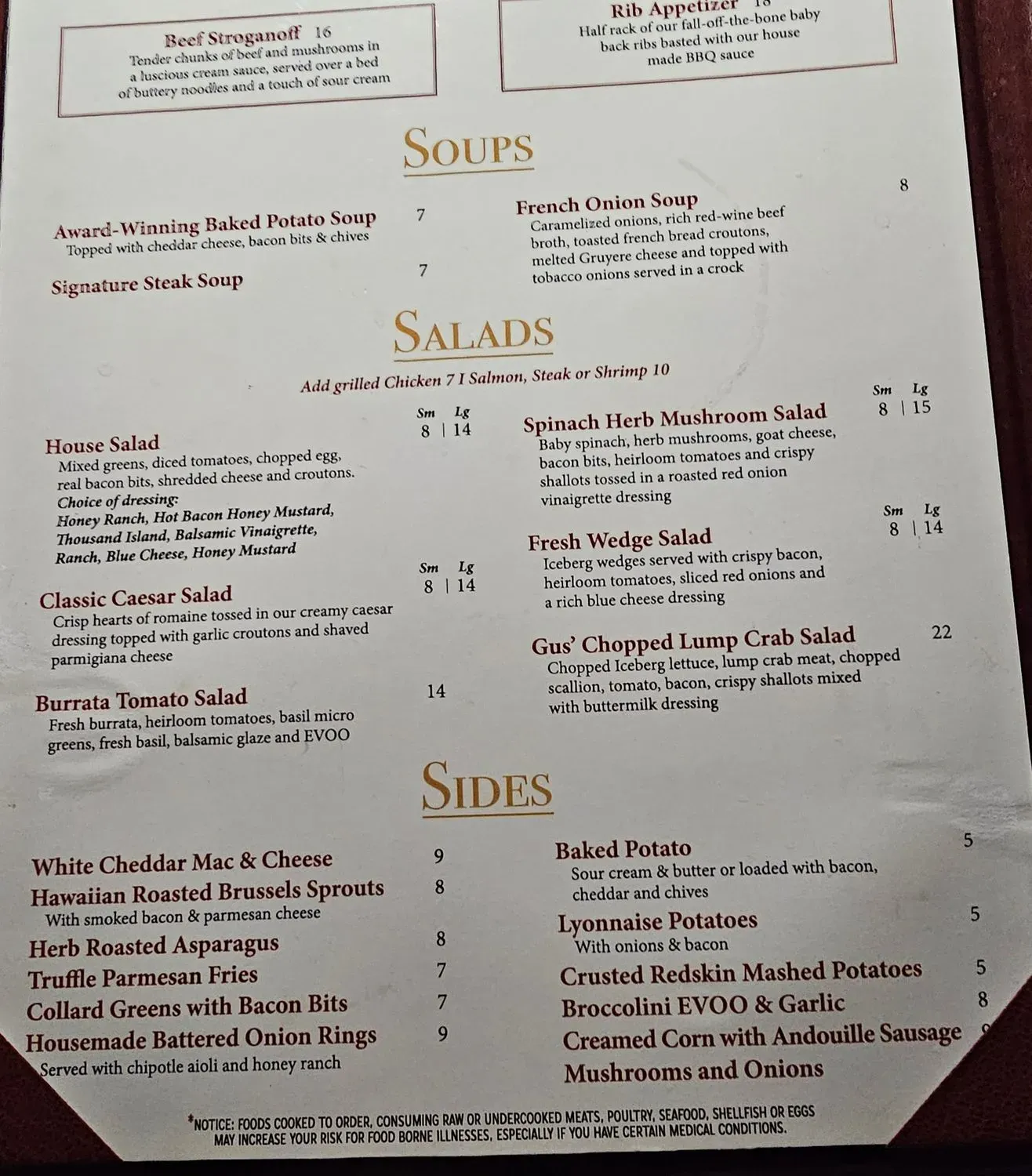 Menu 2