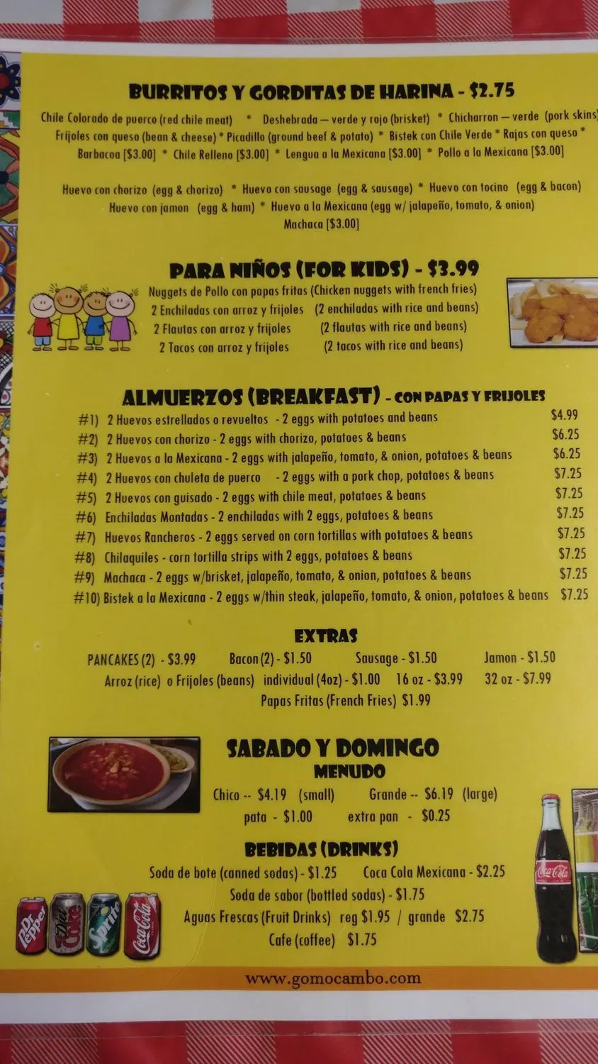 Menu 5