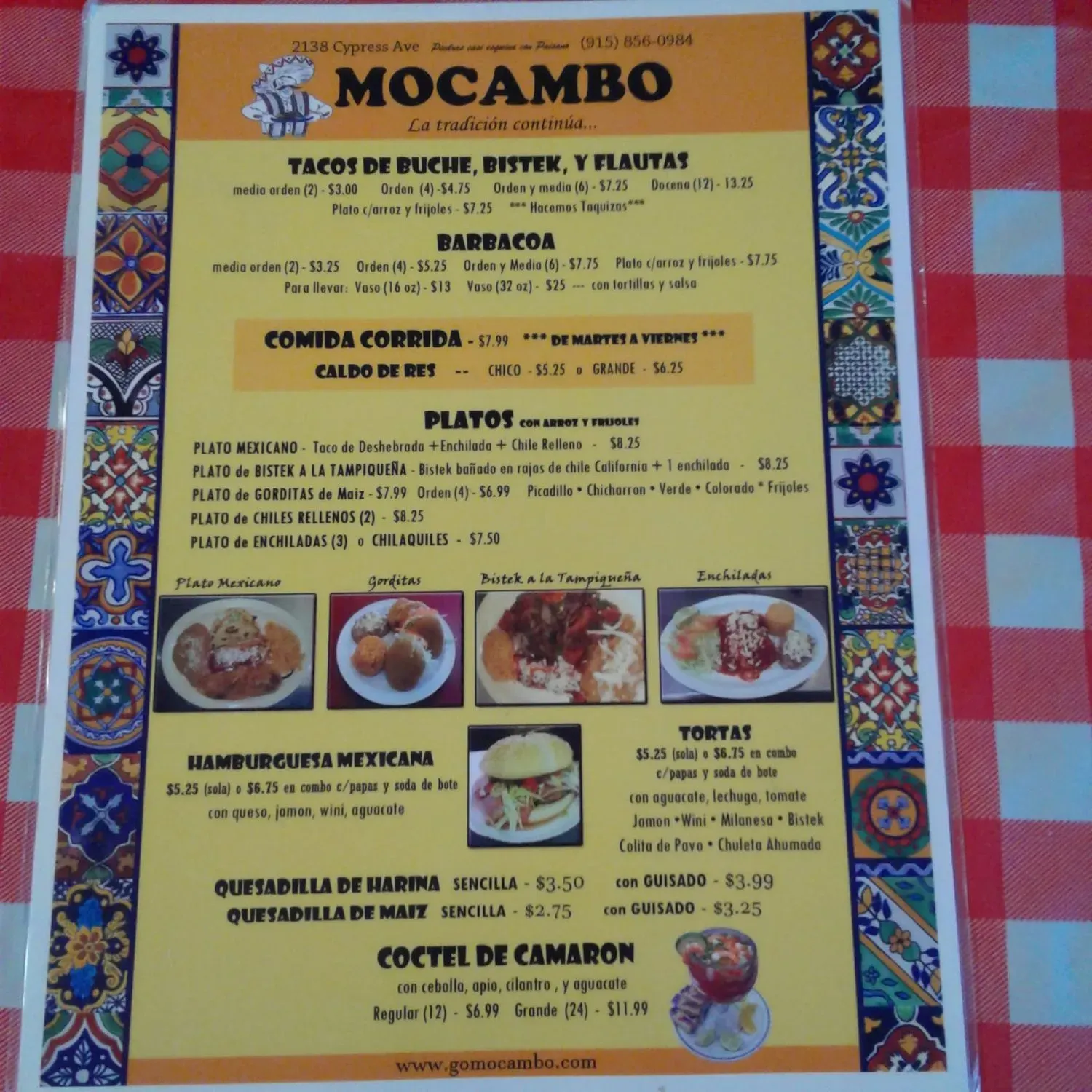 Menu 6