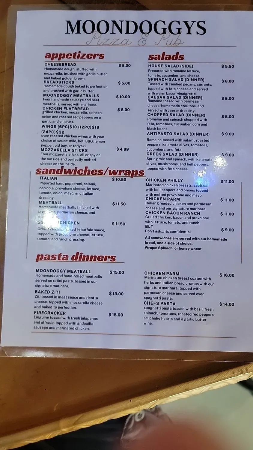 Menu 4