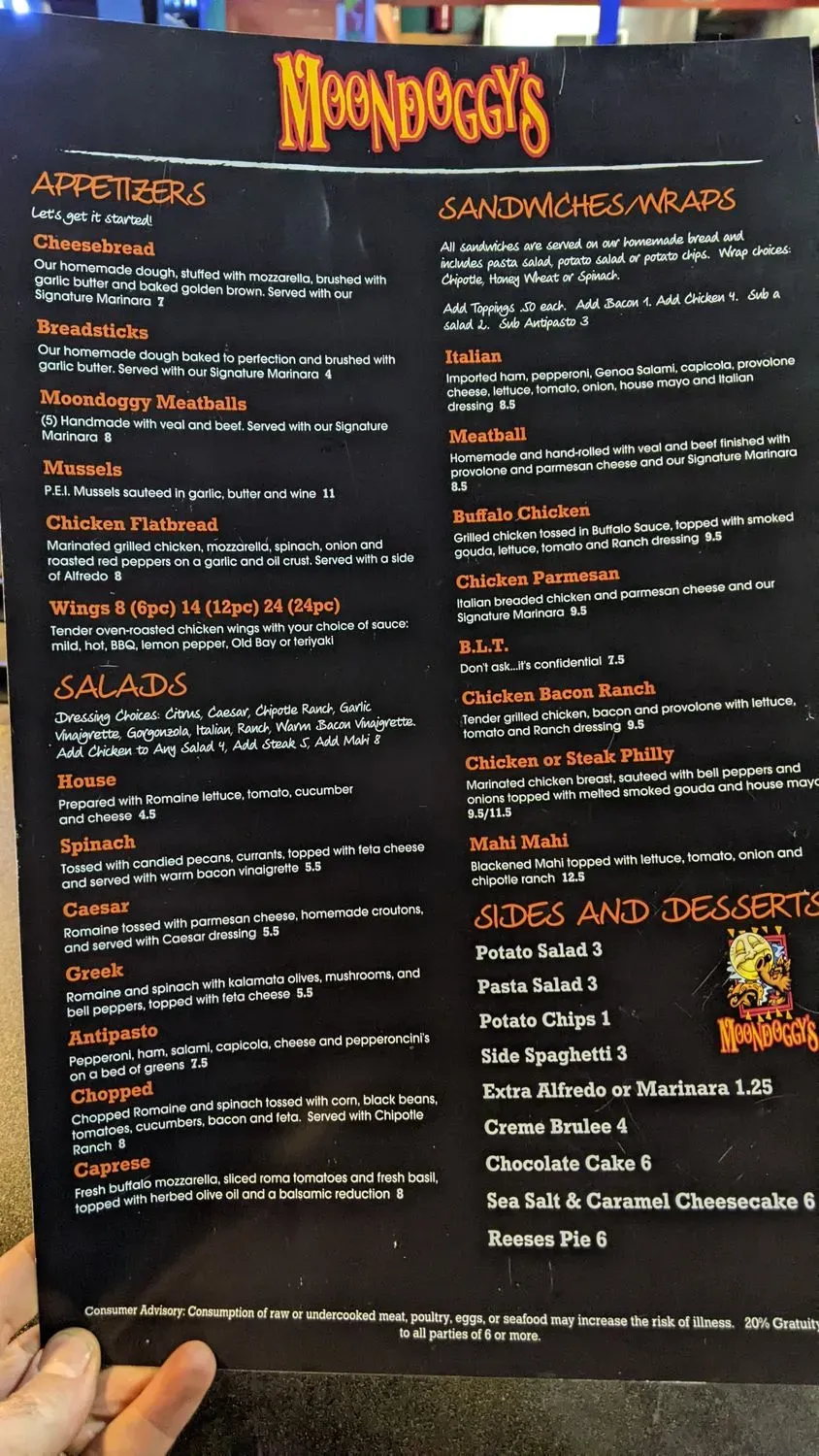 Menu 5