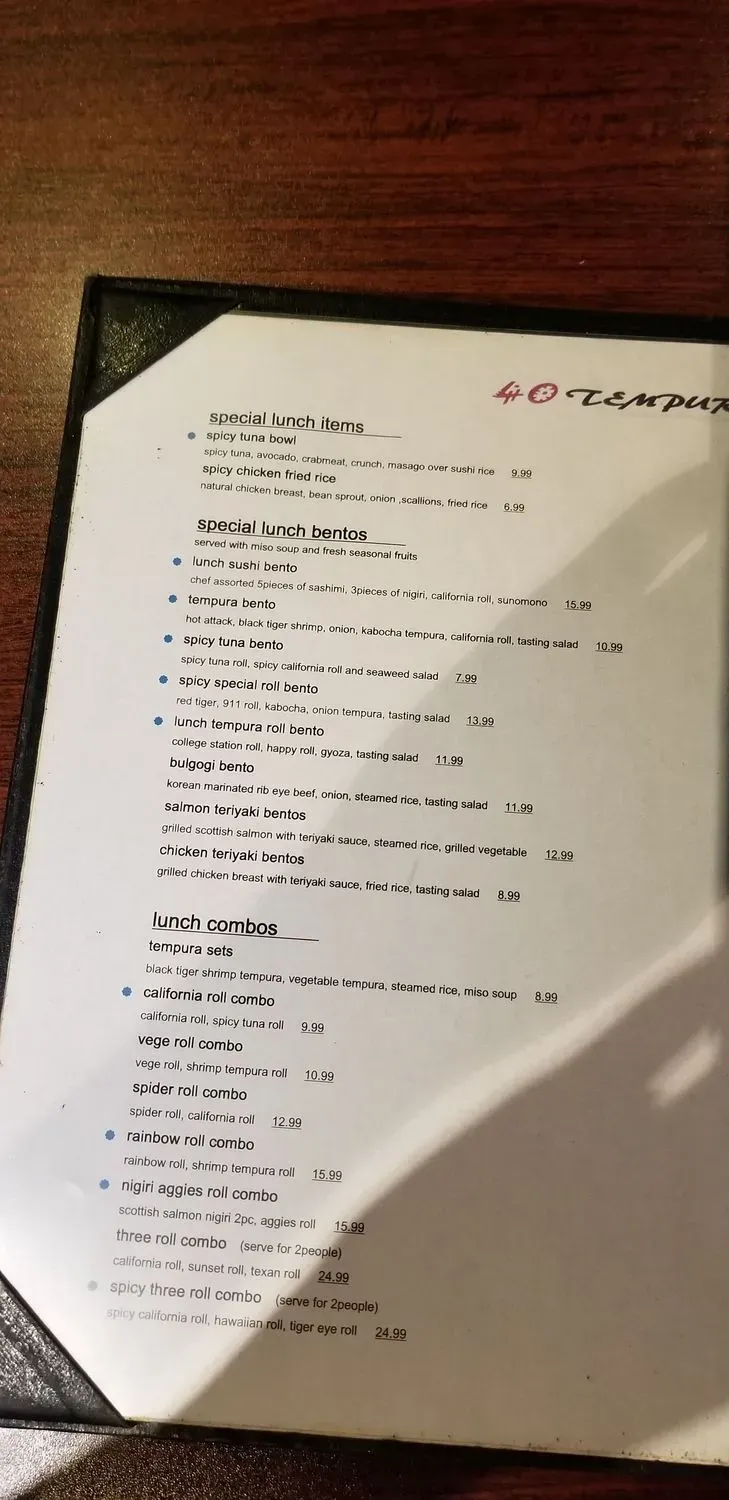 Menu 3