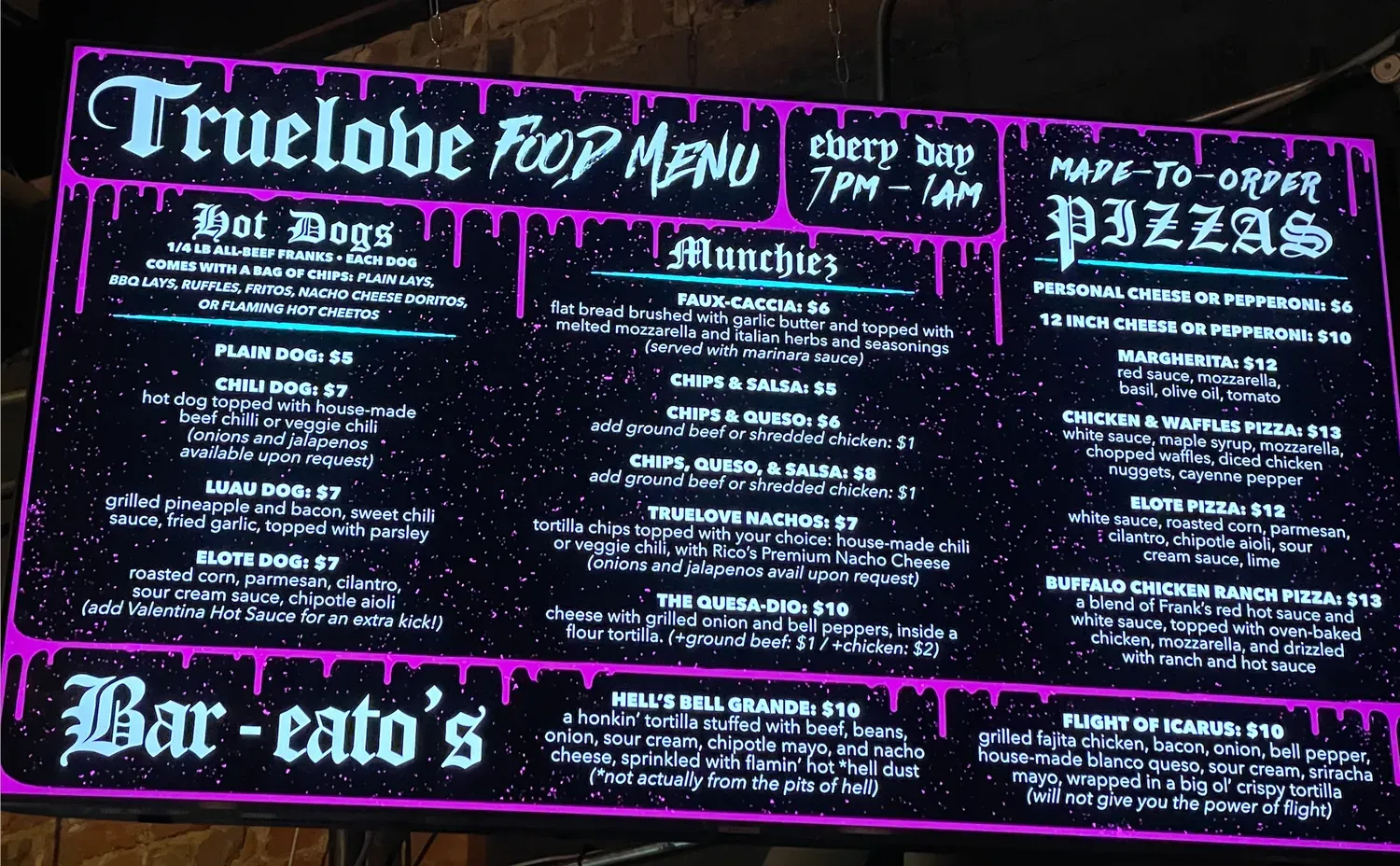 Menu 2