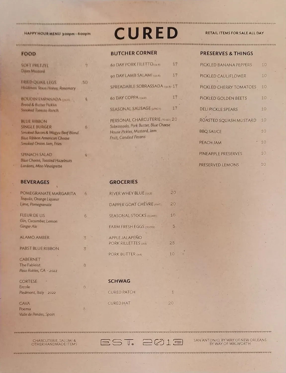 Menu 2