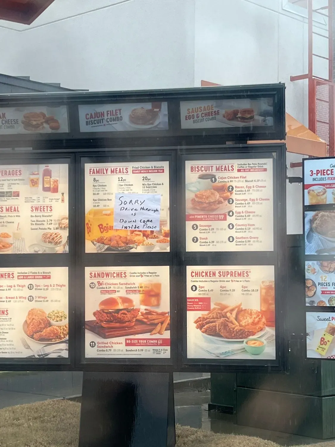 Bojangles Menu - Updated November 2025